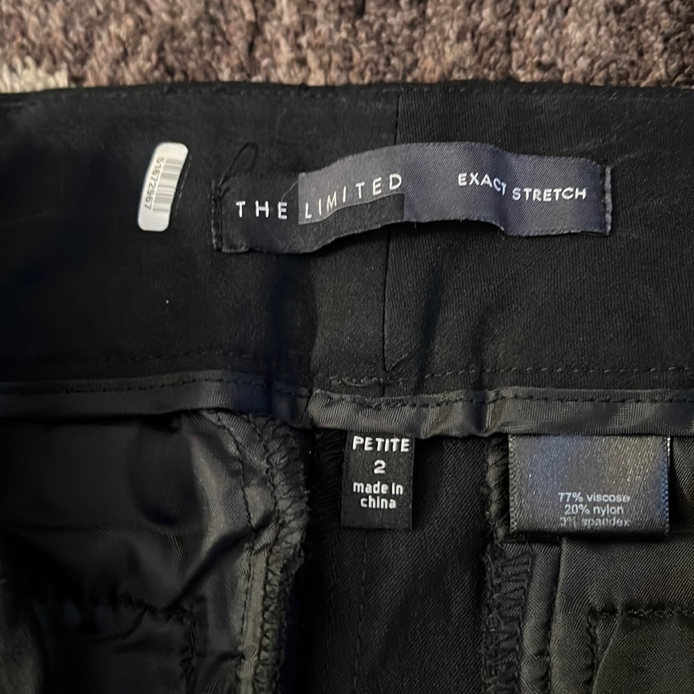 Black pants, perfect for returning to work.